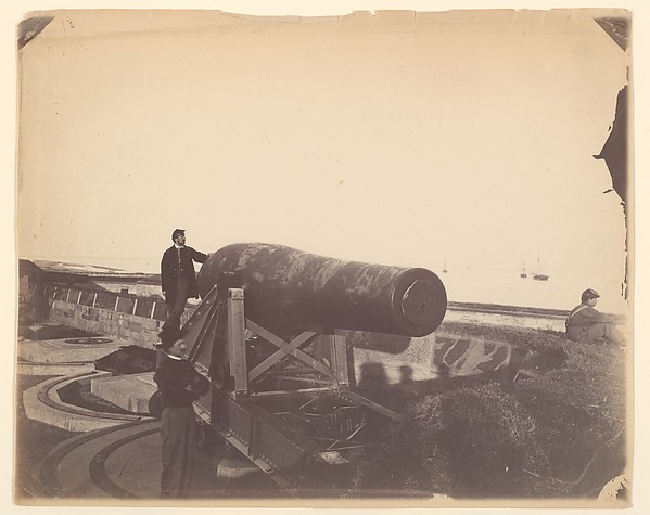 Alexander Gardner, Cannon, Fortress Monroe