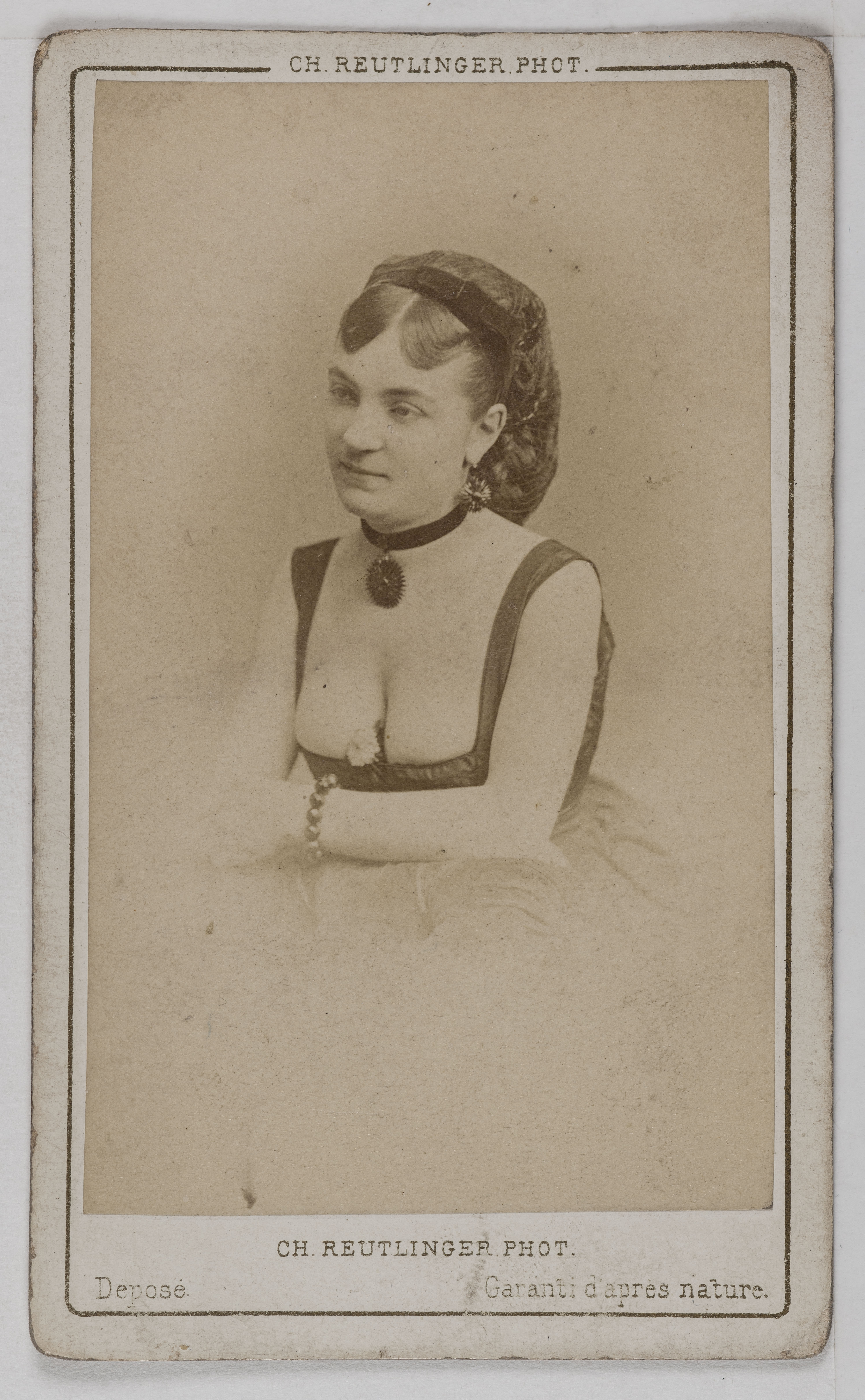 Charles Reutlinger, Portrait de Malvina, (-1866), (danseuse)