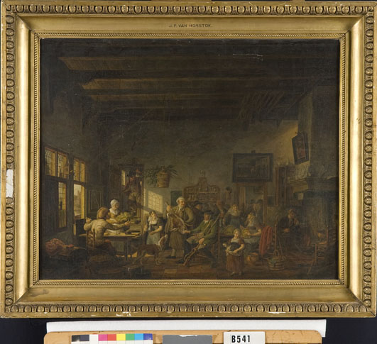 Johannes Petrus van Horstok, The Public Room in an Inn