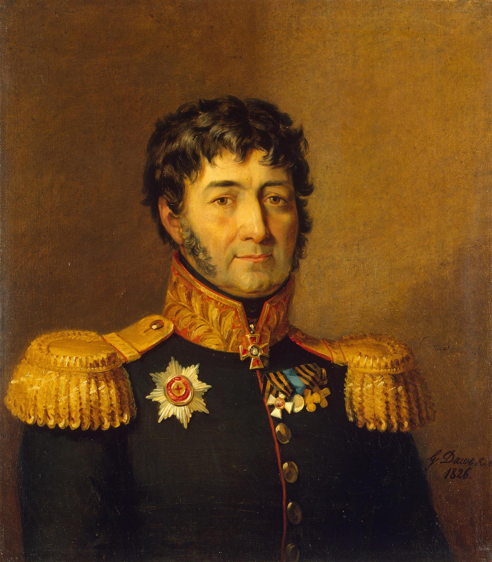 George Dawe, Portrait of Semyon G. Gangeblov (1757-1827)