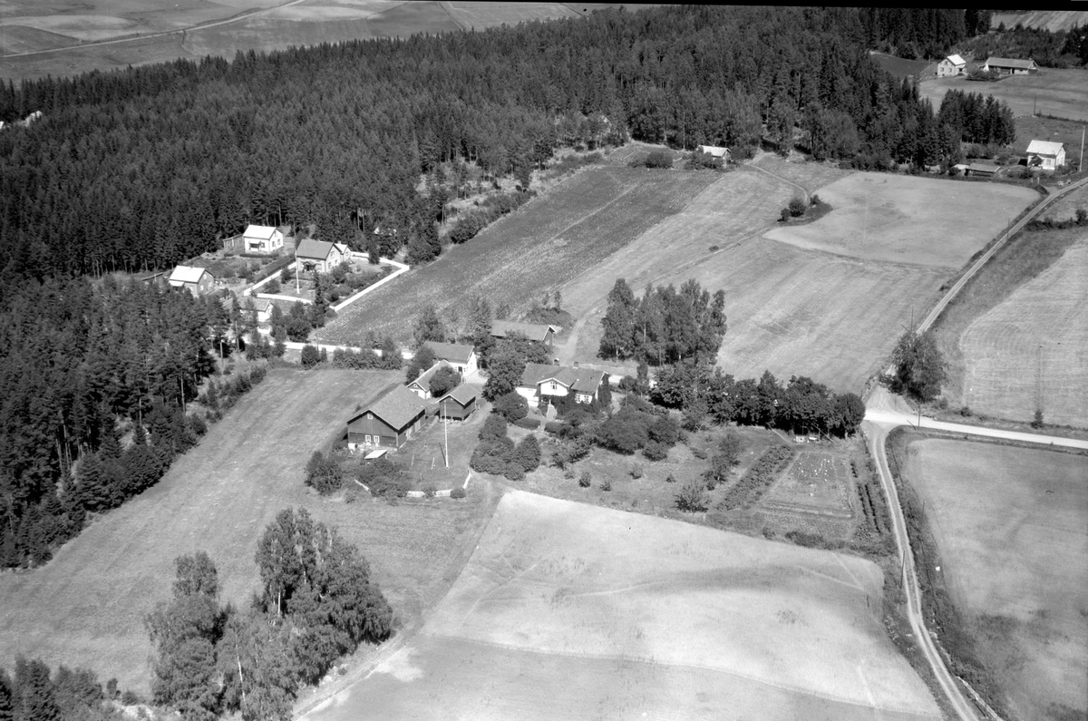 Anno Domkirkeodden, Flyfoto av Frydenberg gard, Furnes, Ringsaker.