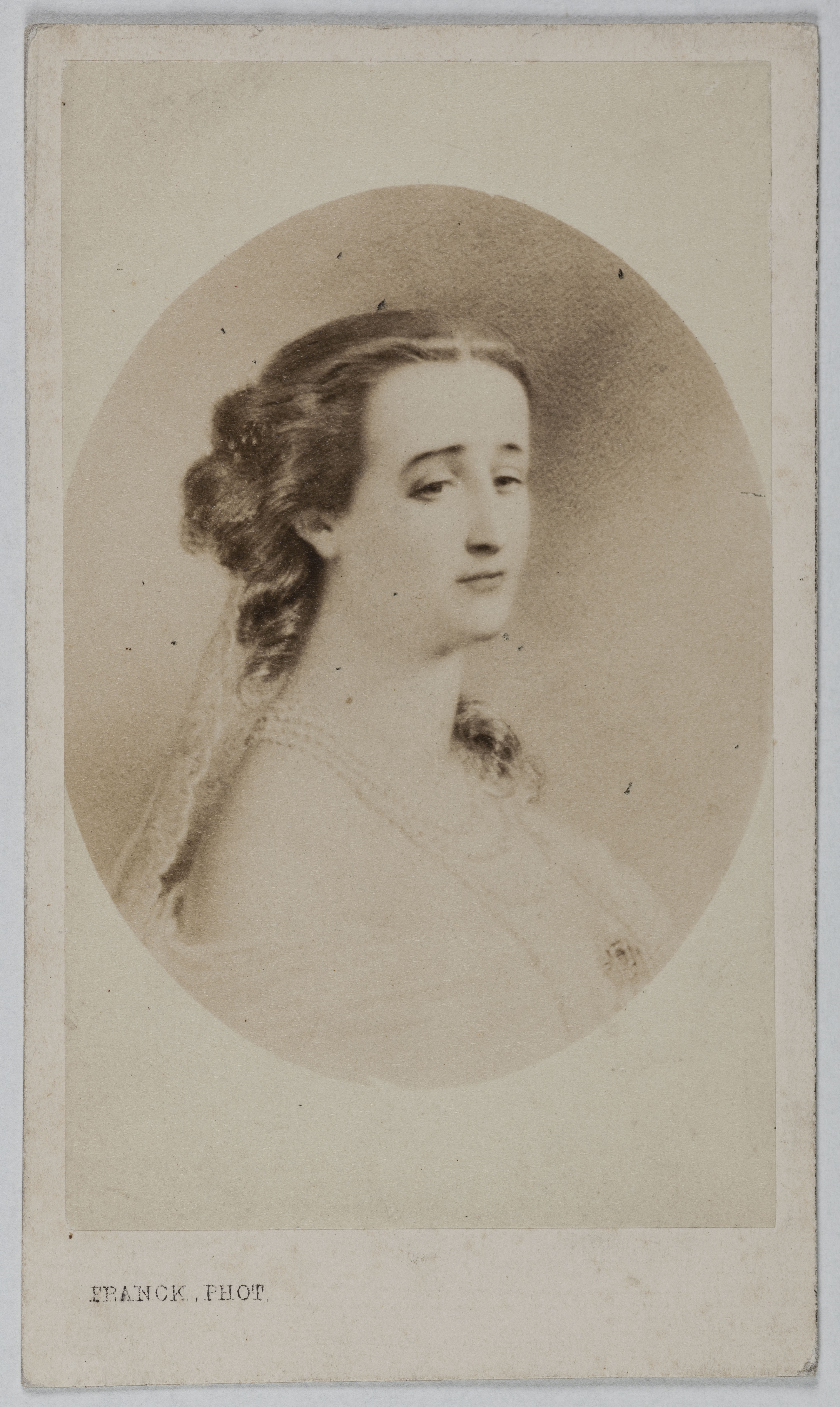 Franck, Portrait de l'impératrice Eugénie, (Eugénie de Montijo), (1826-1920)