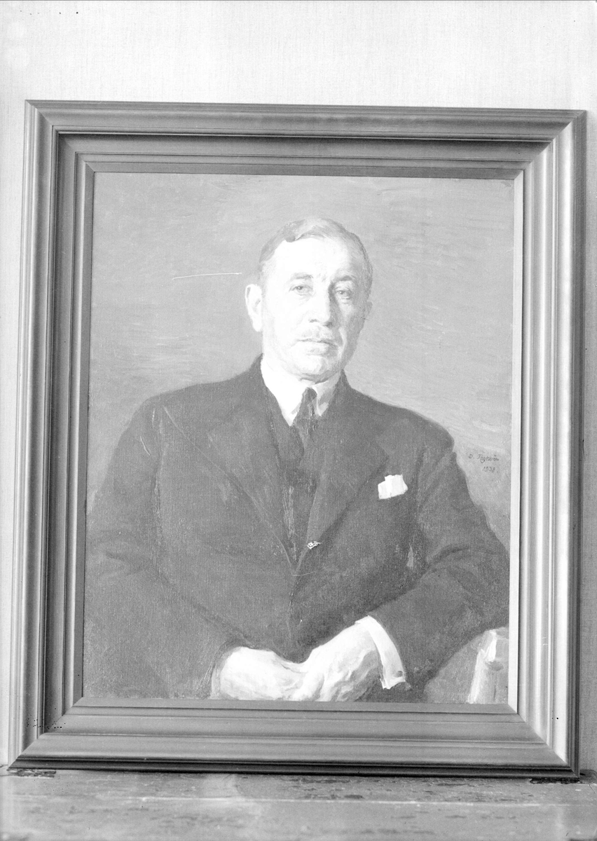 Gunnar Sundgren, Oljemålning - rektor Thore Engströmer