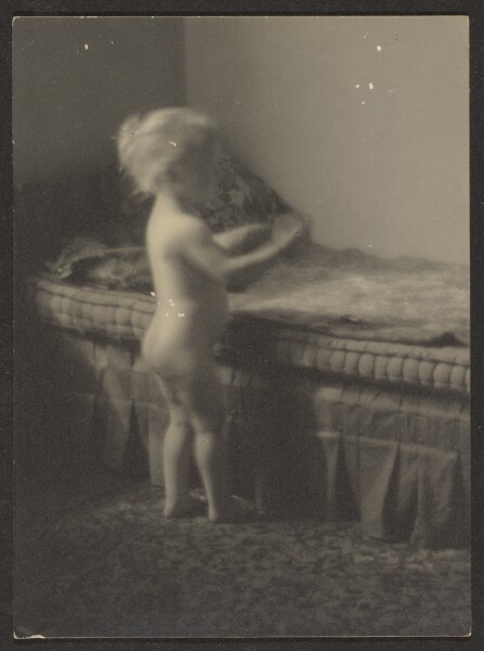 Louis Fleckenstein, [Naked Baby in Bedroom]
