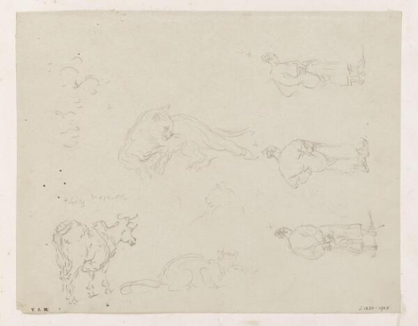 George Chinnery, Drawings of figures and animals