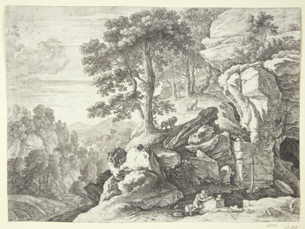 Herman van Swanevelt, Sankt Hieronymus i vildnisset