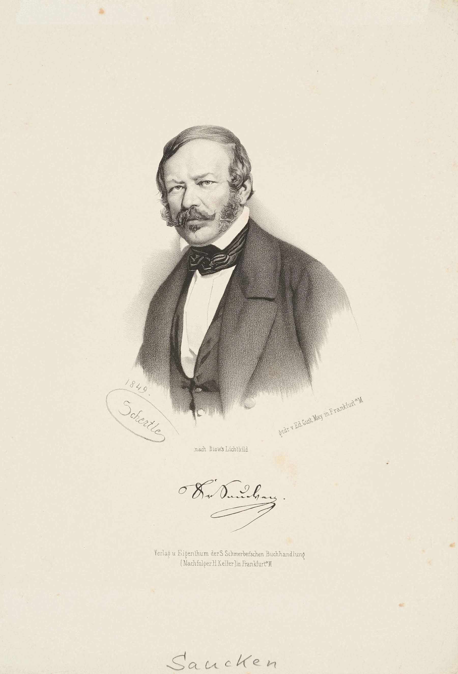 Valentin Schertle, Bildnis Ernst Friedrich Fabian von Saucken-Tarputschen