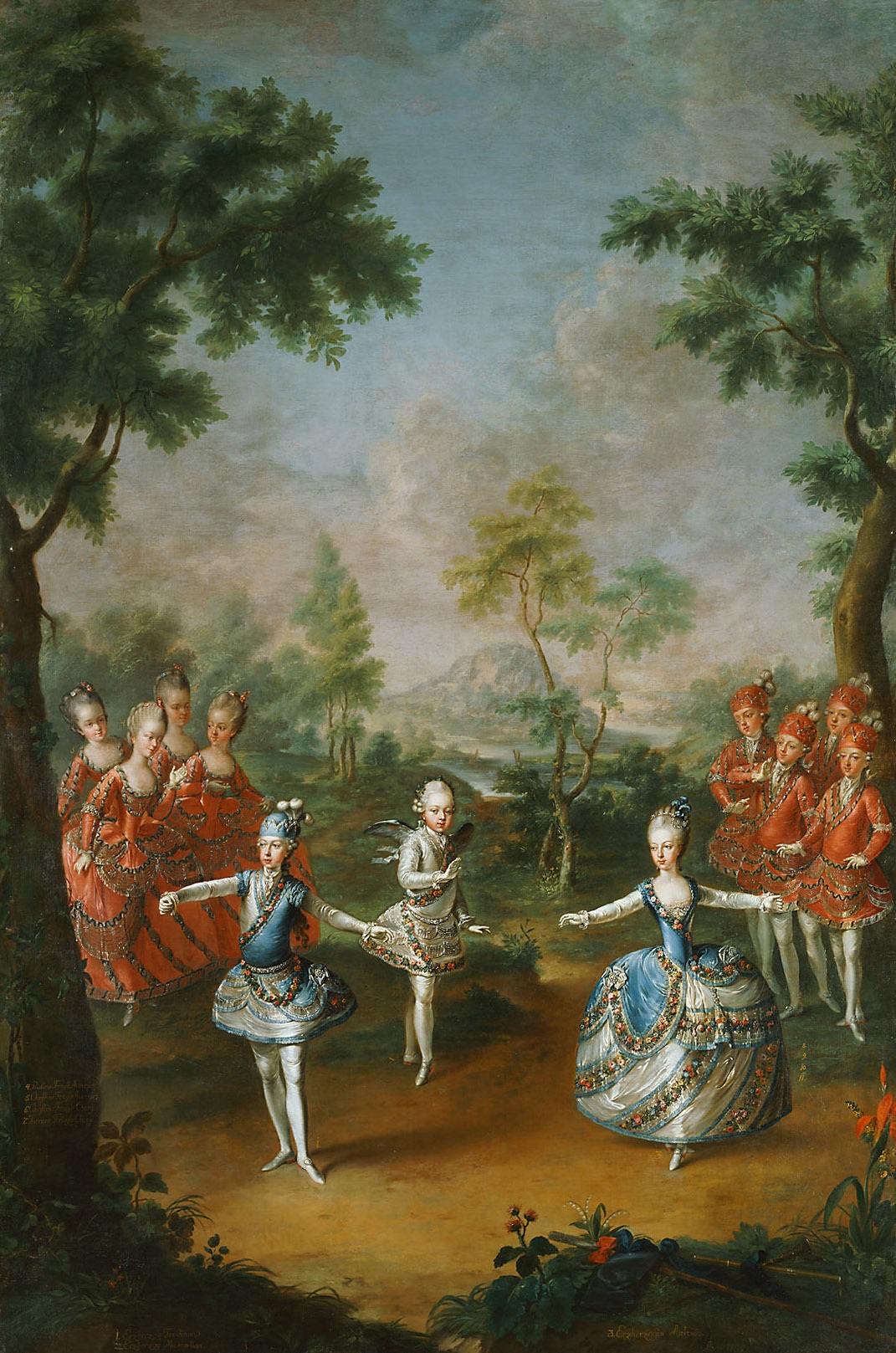Martin van Meytens, Fête Organized to Celebrate the Marriage of the Emperor Joseph II to Princess Marie-Josèphe of Bavaria 23/24 January 1765
