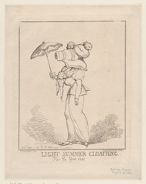 Thomas Rowlandson, Light Summer Cloathing [sic]