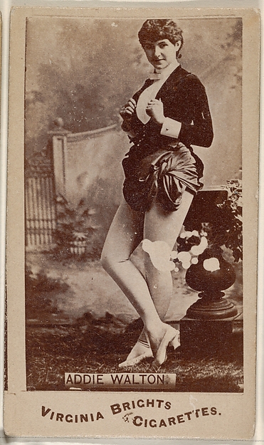 Allen & Ginter, Addie Walton, from the Actors and Actresses series (N45, Type 1) for Virginia Brights Cigarettes