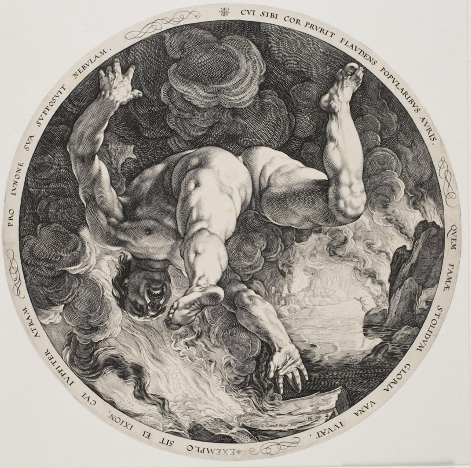 Hendrick Goltzius, De fire himmelstormere - Ixion