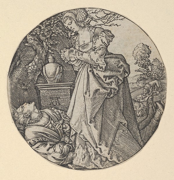 Heinrich Aldegrever, Pyramus and Thisbe