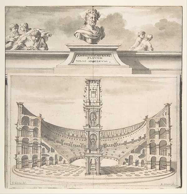 Jan Goeree, A Reconstruction of the Colosseum in Cross-Section