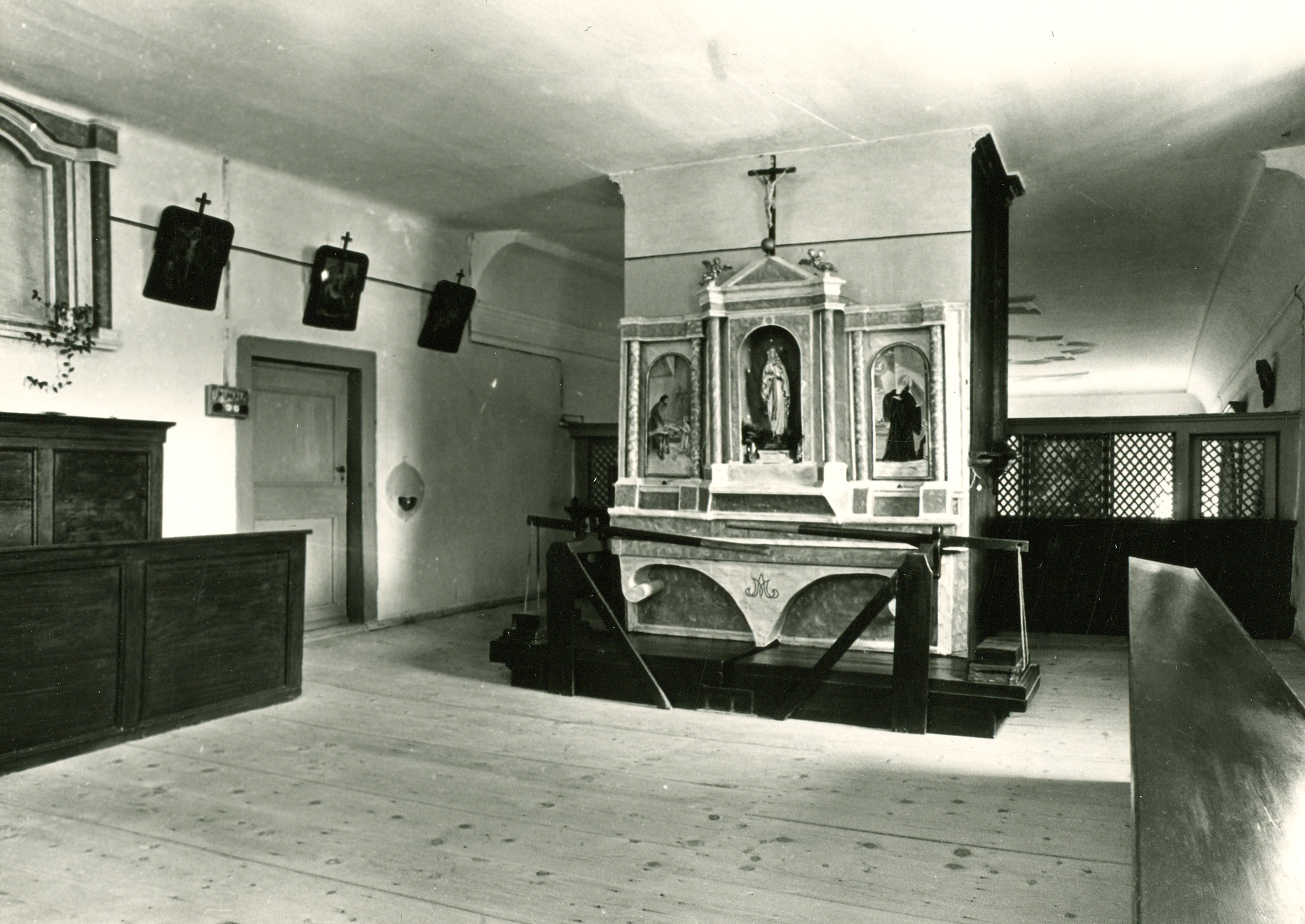 Ermin Armano, Cres (Mali Lošinj) - Crkva benediktinskog samostana - Pogled na stražnju stranu orgulja