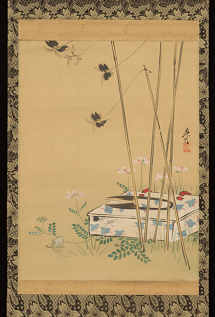Shibata Zeshin, Garden Scene