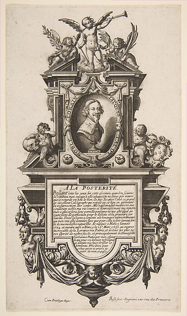 Abraham Bosse, Portrait of Jacques Callot
