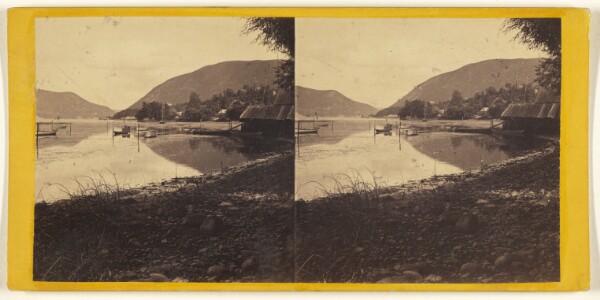 Edward and Henry T. Anthony & Co., The Fisherman's Hut. Stormking and Breakneck in the distance.