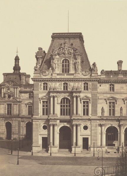 Édouard Baldus, [General View of the Pavillon Turgot, Louvre, Paris]
