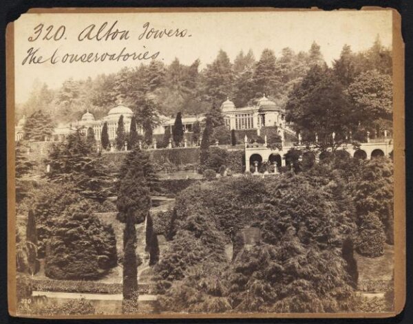 Francis Frith, Alton Towers.  The Conservatories