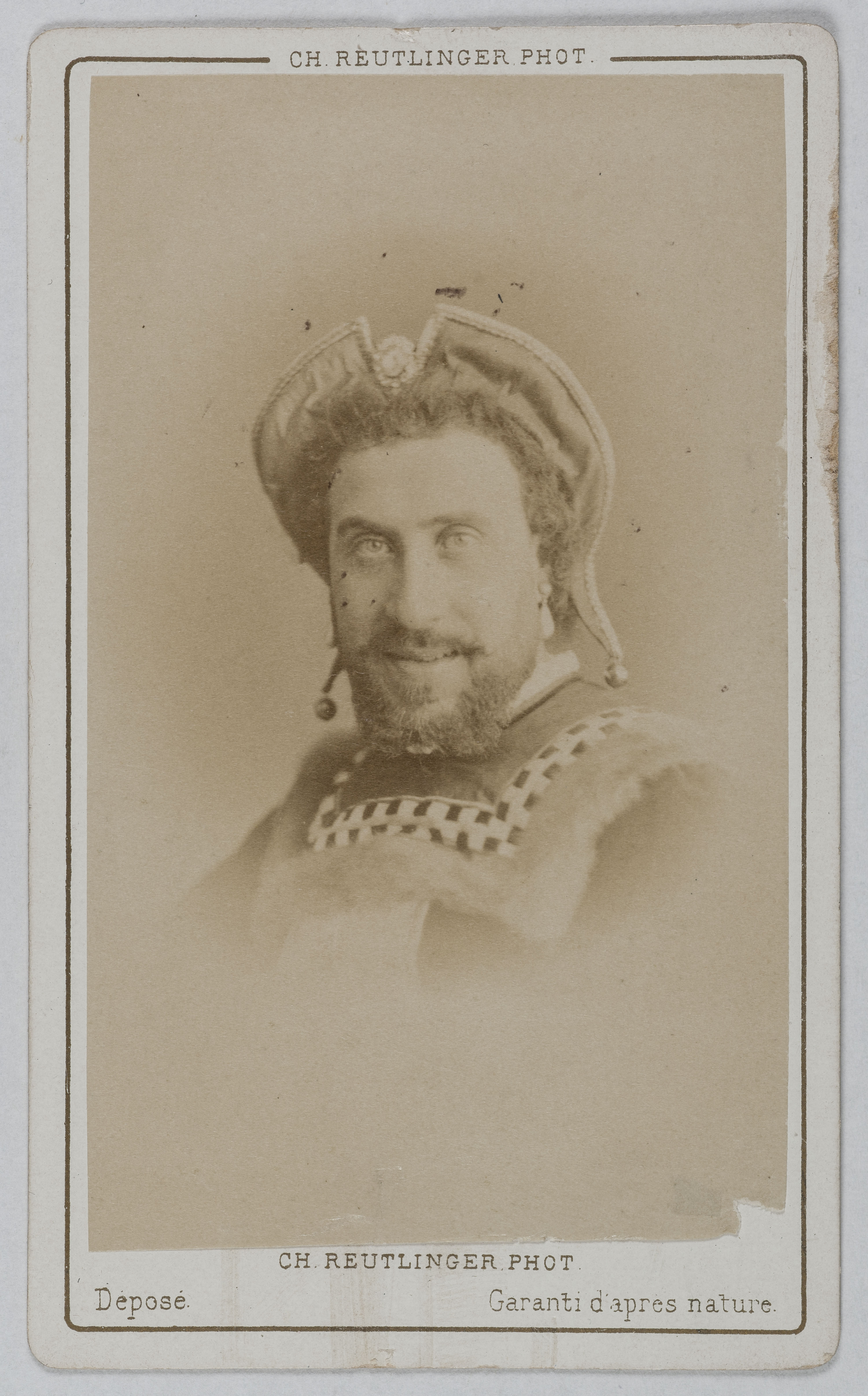 Charles Reutlinger, Portrait de Faure Jean-Baptiste, (1830-1914), (chanteur)