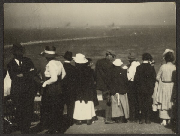 Louis Fleckenstein, [Group Overlooking Farmland]