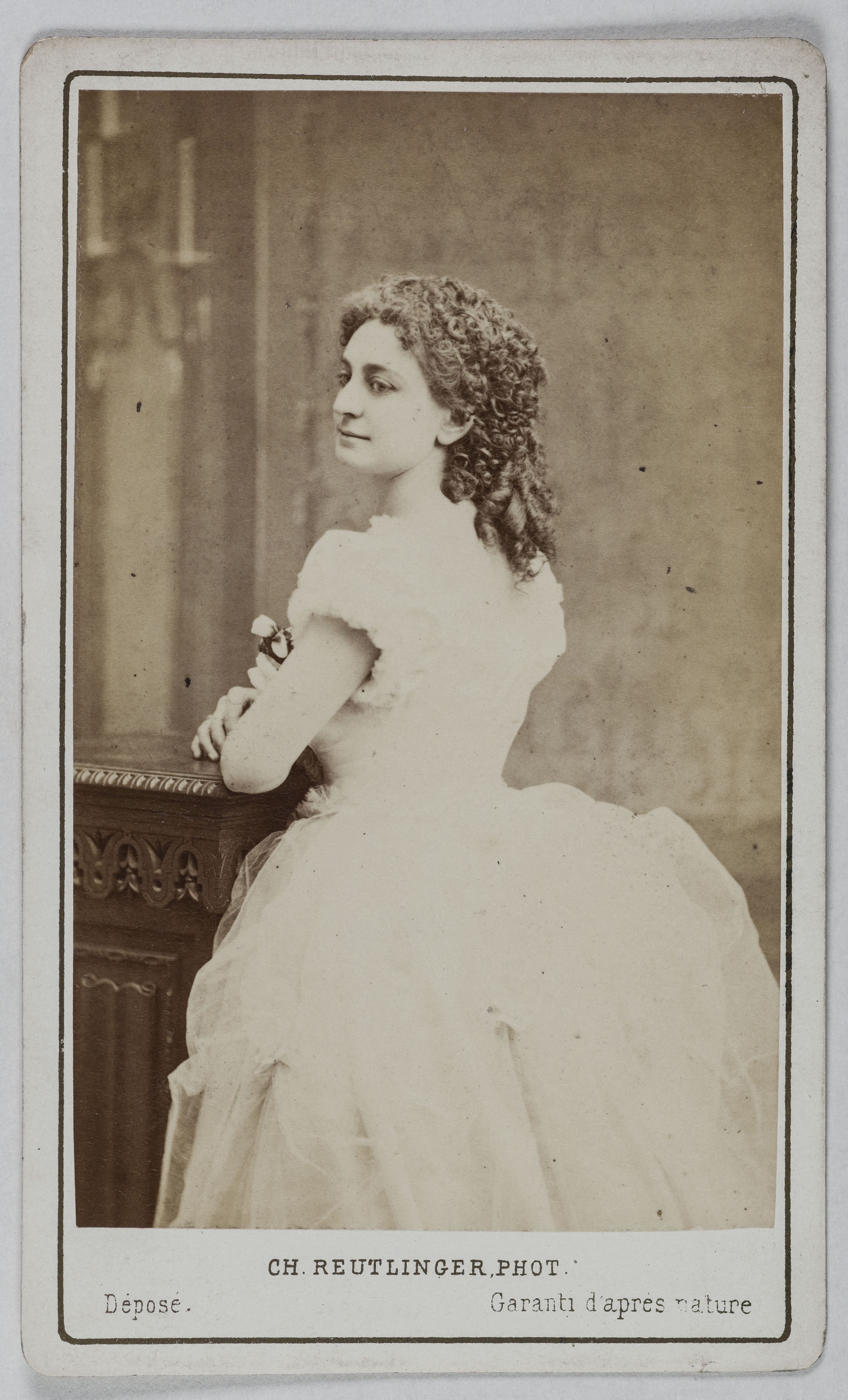 Charles Reutlinger, Portrait de Franchino (chanteuse lyrique ?)