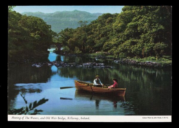 Hinde, John Wilfrid, Meeting of the Waters, and Old Weir Bridge, Killarney, Ireland