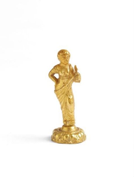 Unknown, Figure holding a mirror