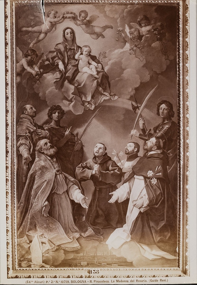 Fratelli Alinari, Guido Reni: La Madonna del Rosario. Pinacoteca Nazionale di Bologna, Bologna