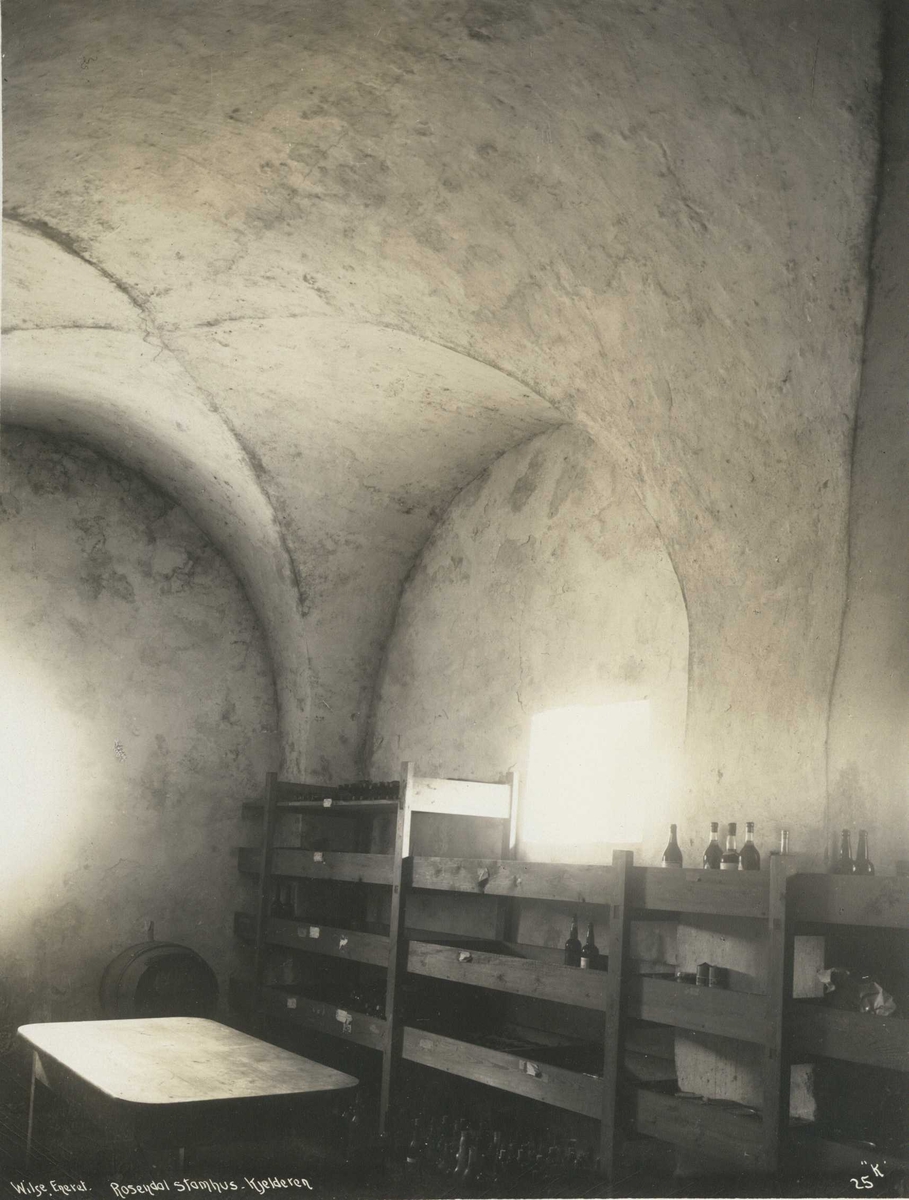 Anders Beer Wilse, Kjeller, Baroniet Rosendal, Kvinnherad, Hordaland. Fotografert 1912.