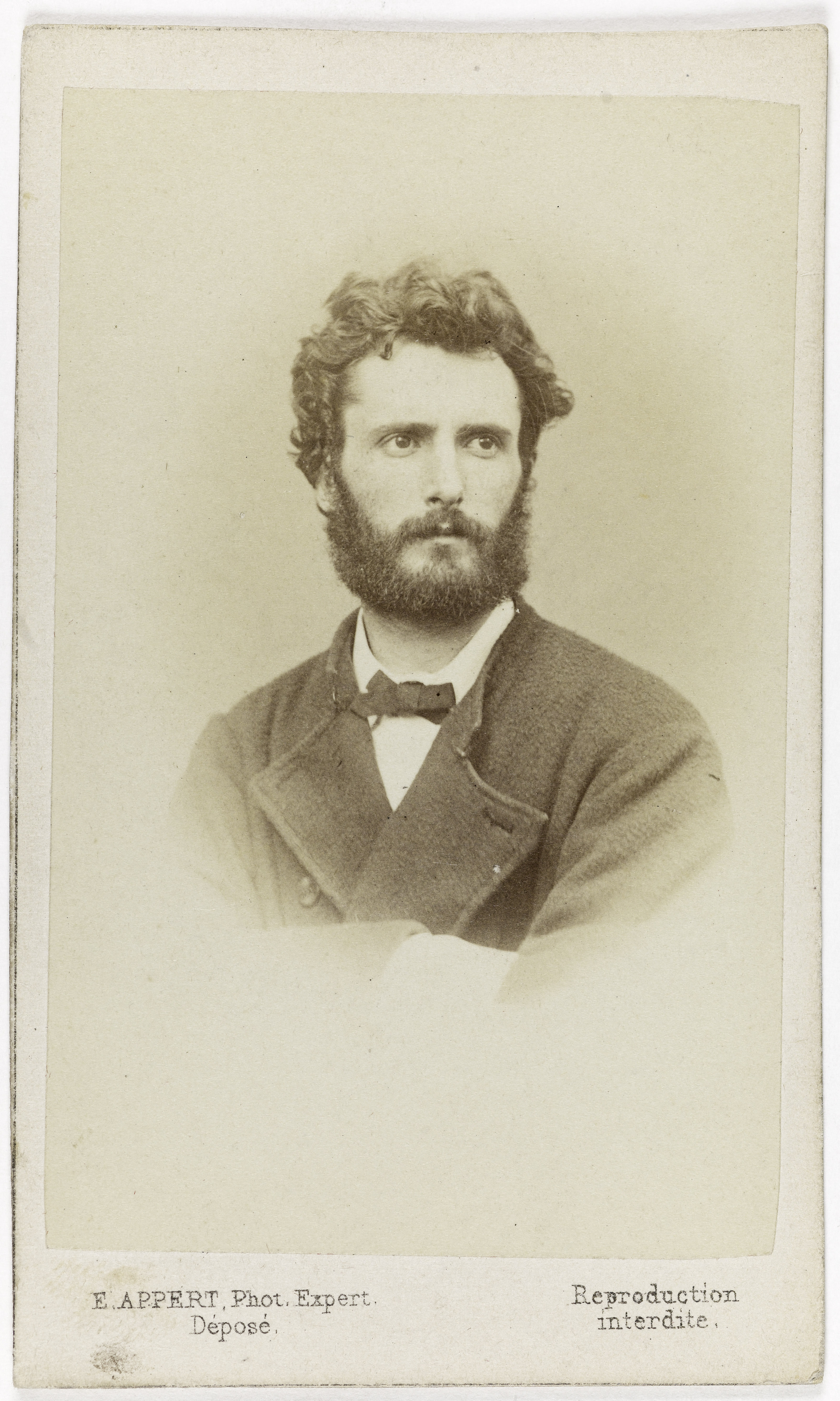Ernest Charles Appert, Portrait de Gustave Maroteau (1849-1875), journaliste et membre de la Commune.