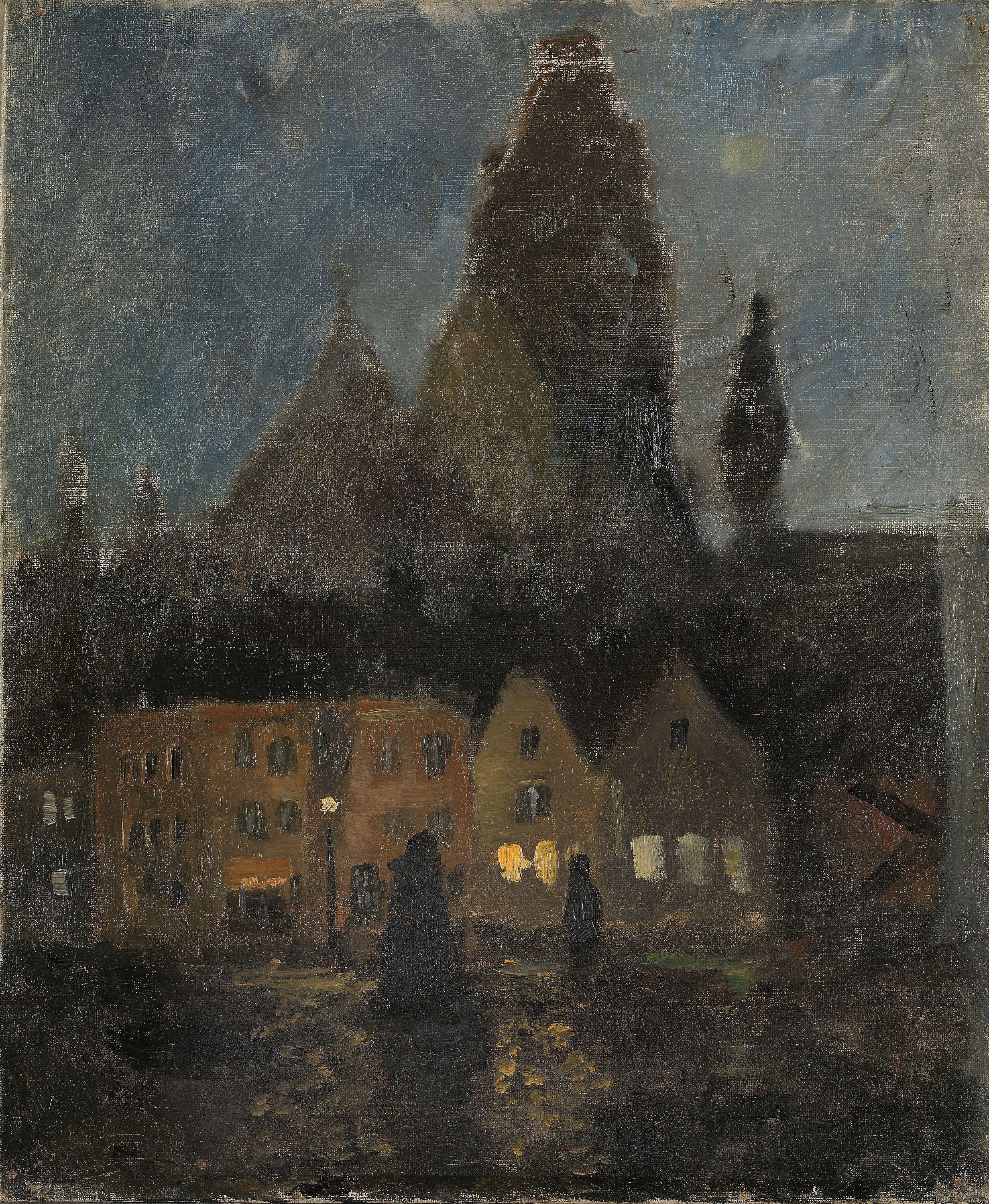 Frits Thaulow, Evening in Dieppe