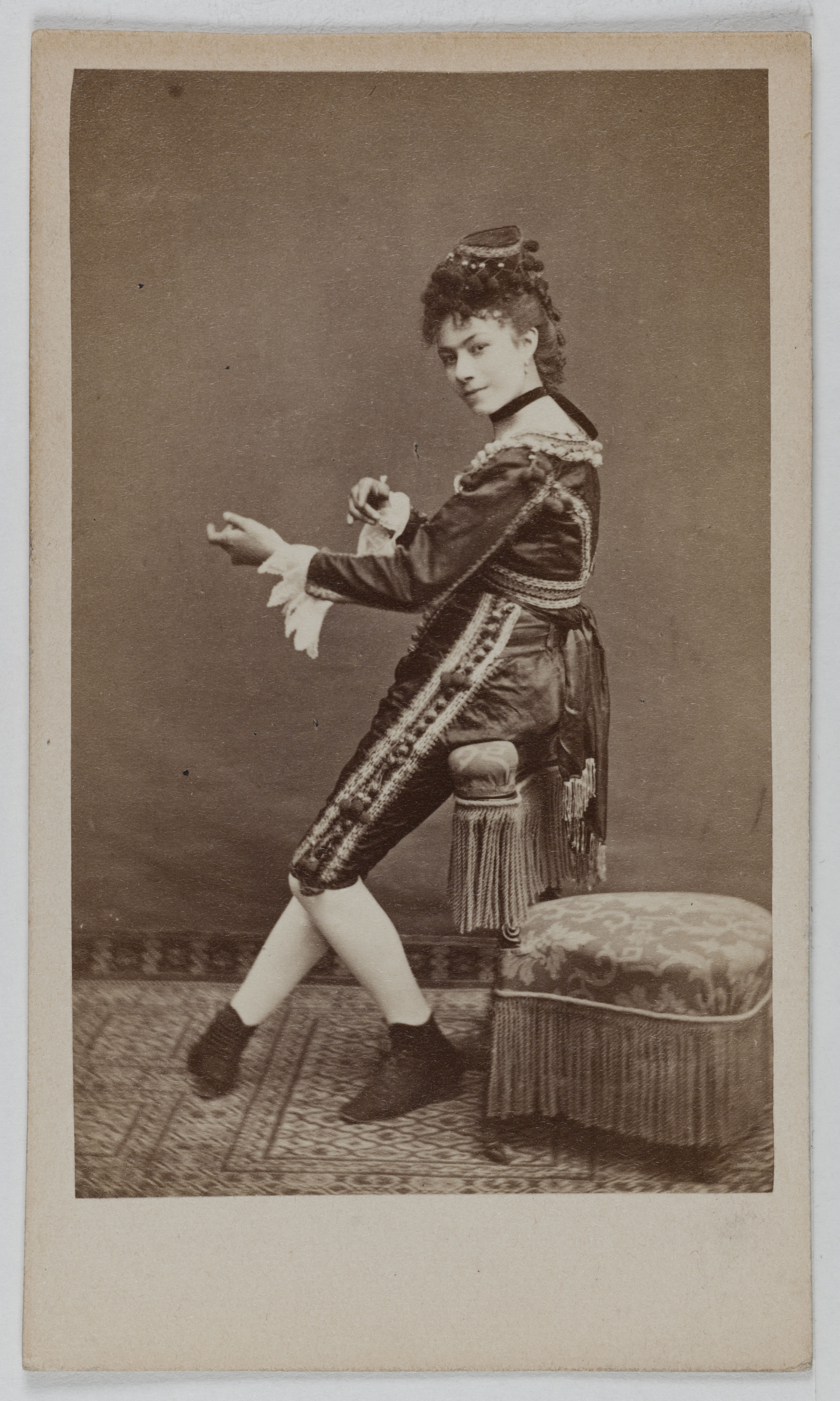 Anonyme, Portrait de Léonie, (actrice)
