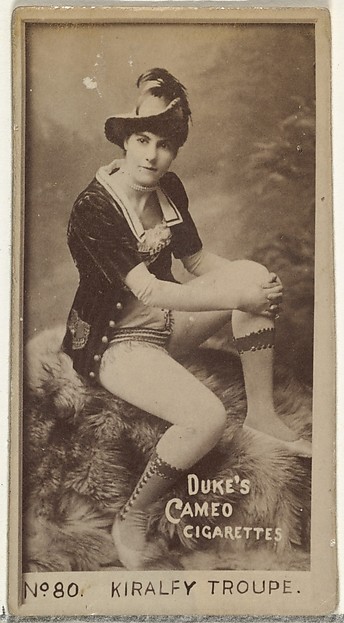 W. Duke, Sons & Co., Card Number 80, Kiralfy Troupe, from the Actors and Actresses series (N145-4) issued by Duke Sons & Co. to promote Cameo Cigarettes
