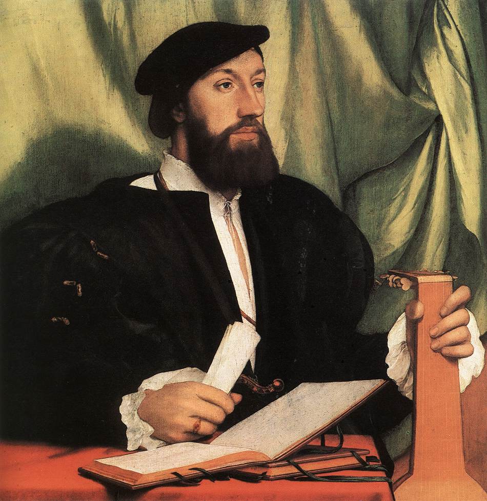 Hans Holbein the Younger, Portrait of a man with a lute