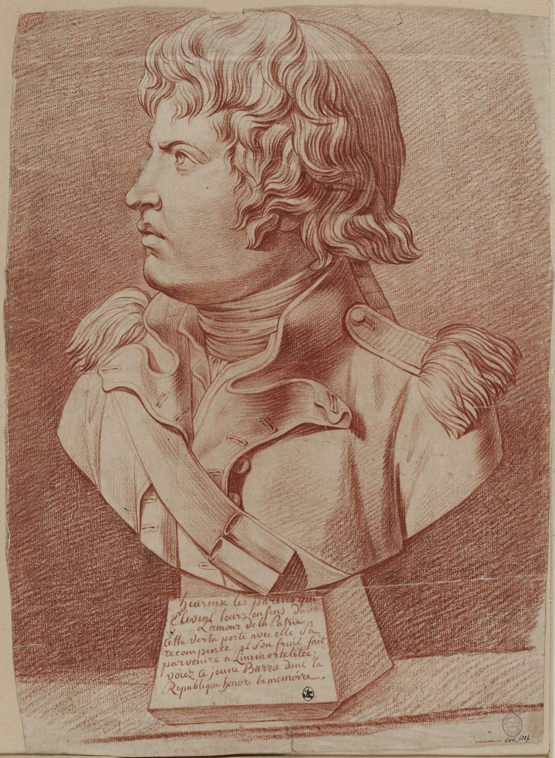Anonyme, Portrait de Joseph Barra