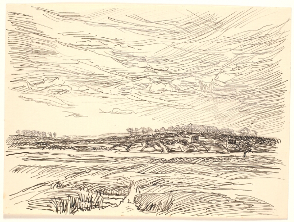 Fritz Syberg, Landskab med marker