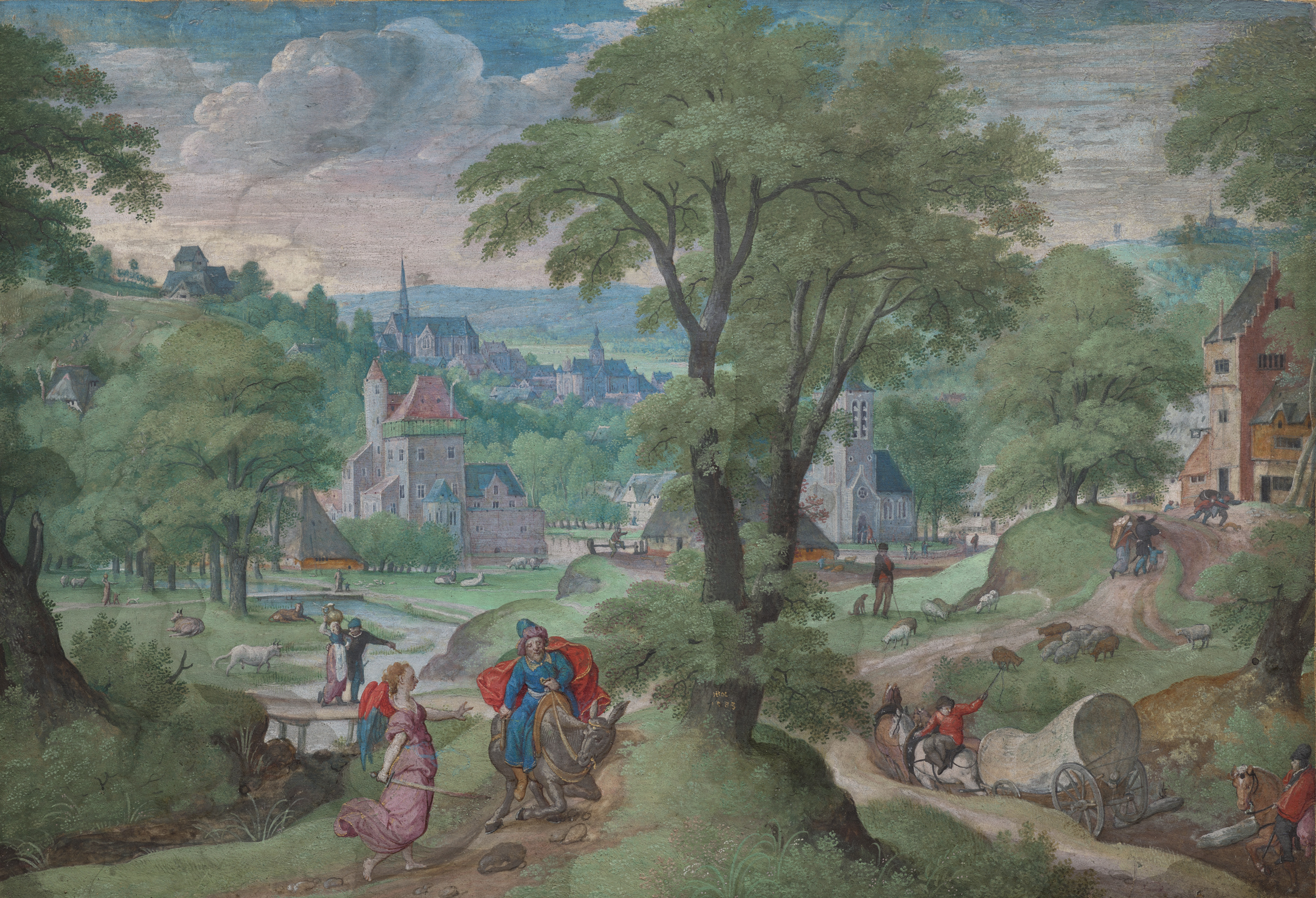 Hans Bol, Balaam and the Ass