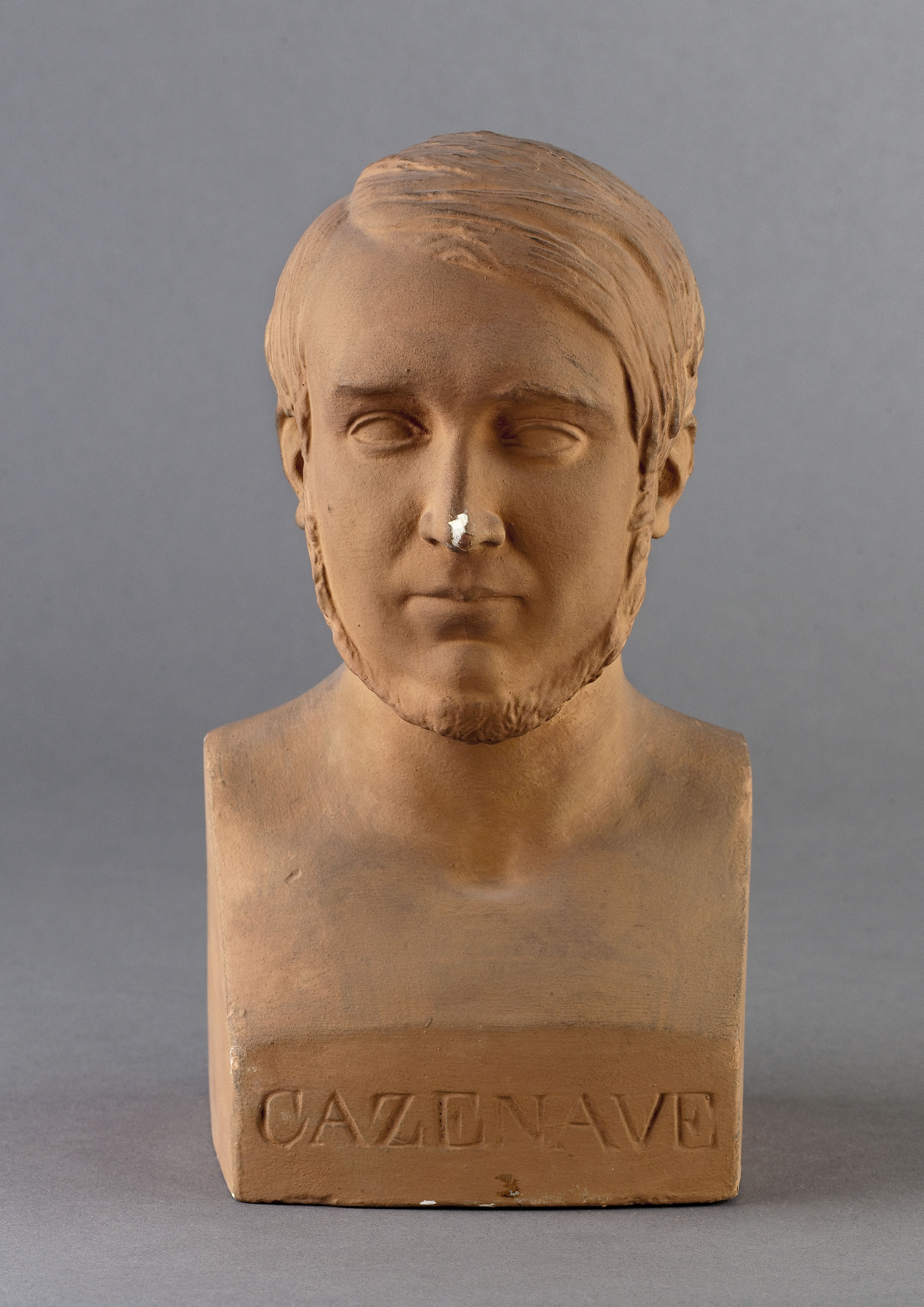 Jean Pierre Dantan, Portrait sérieux de Pierre-Louis-Alphée Cazenave (vers 1795-1877), dermatologue.