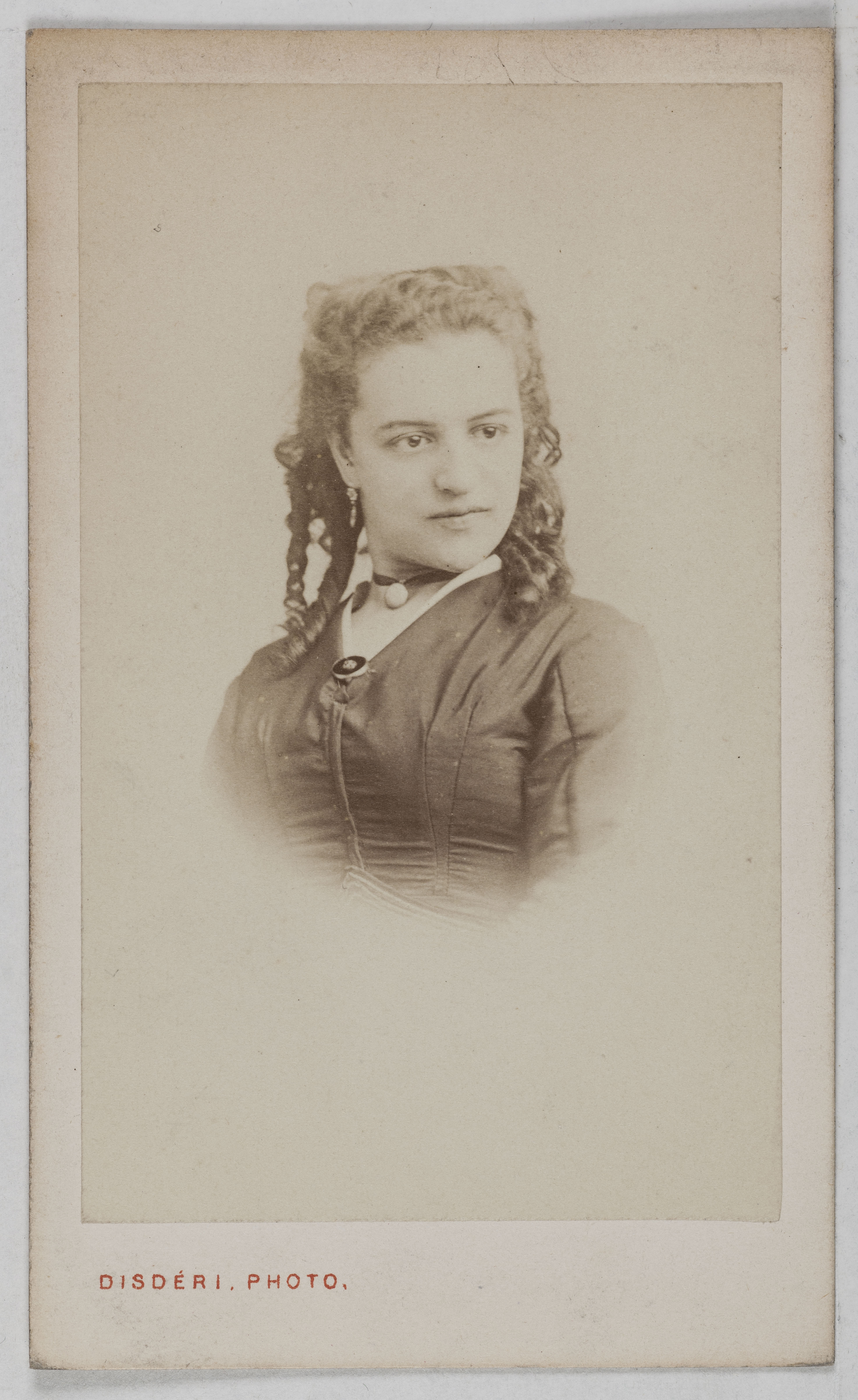André-Adolphe-Eugène Disdéri, Portrait de Kimberley ou Kymberley, actrice.