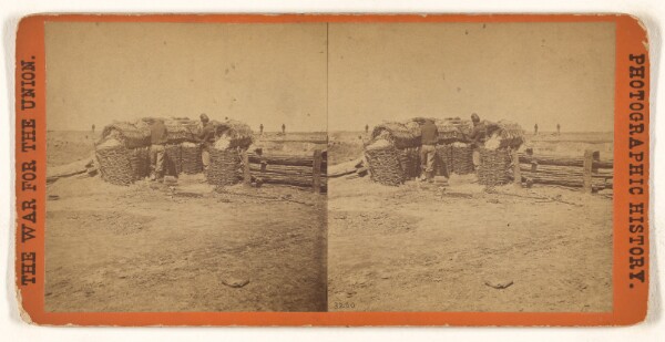 Edward and Henry T. Anthony & Co., Union Picket line in front of rebel Fort Mahone, called by the soldiers "Fort Damnation," Richmond, Va.