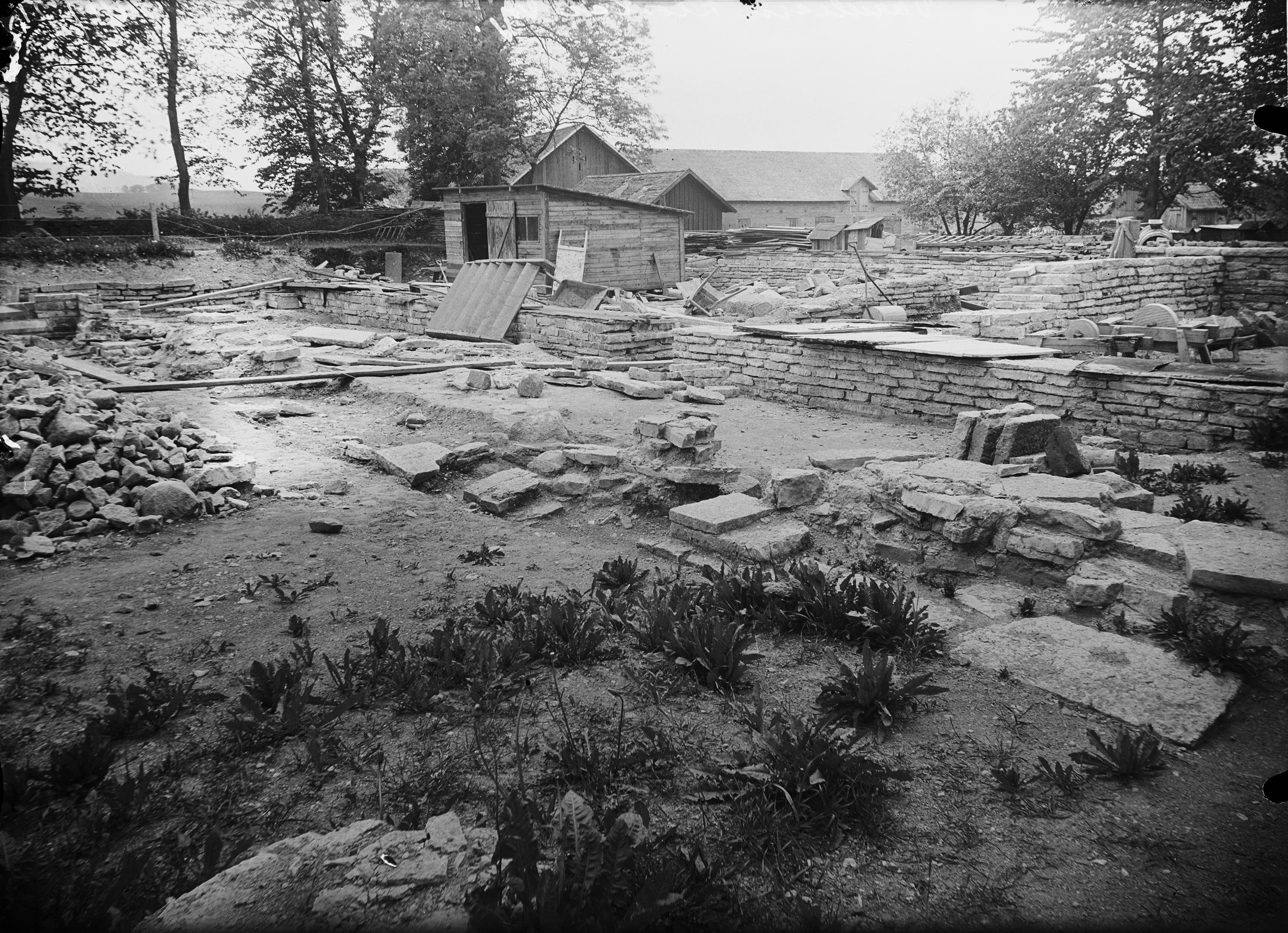 Axel Forssén, Varnhems klosterruin