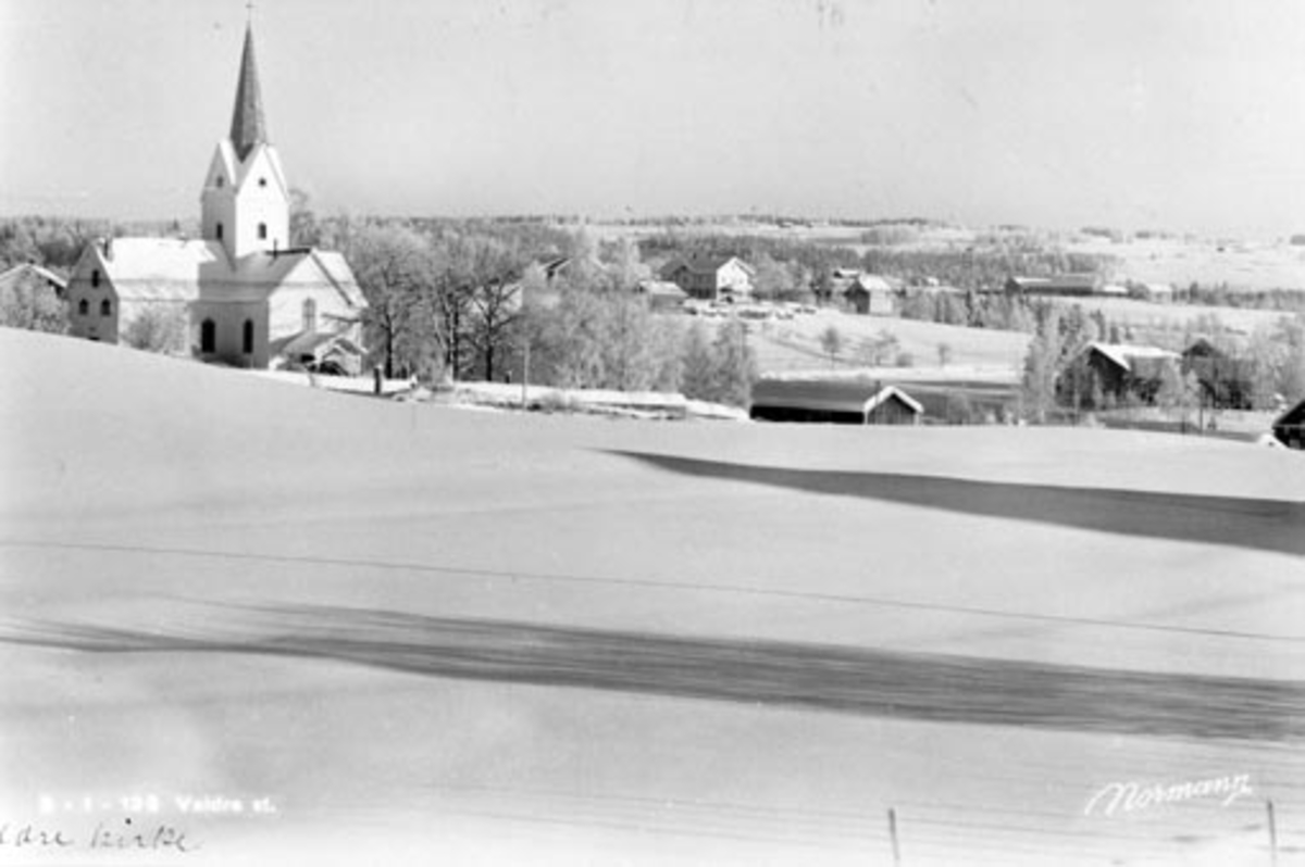 Anno Domkirkeodden, Veldre kirke, Ringsaker. Vinter.