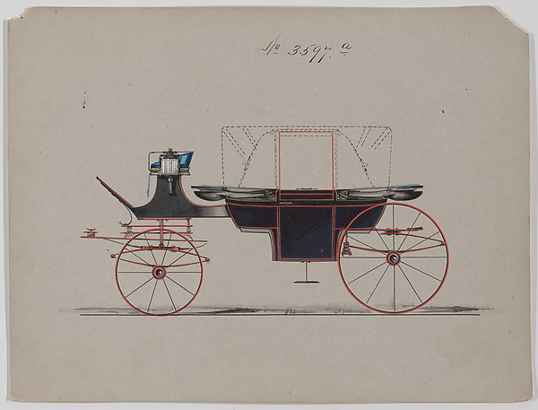 Brewster & Co., Design for Landau, No. 3597a