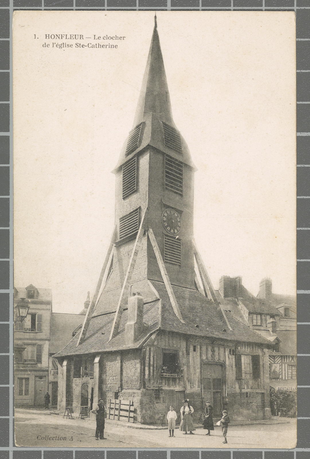 Desconegut, 1. Honfleur - Le clocher de l’ église Ste-Catherine