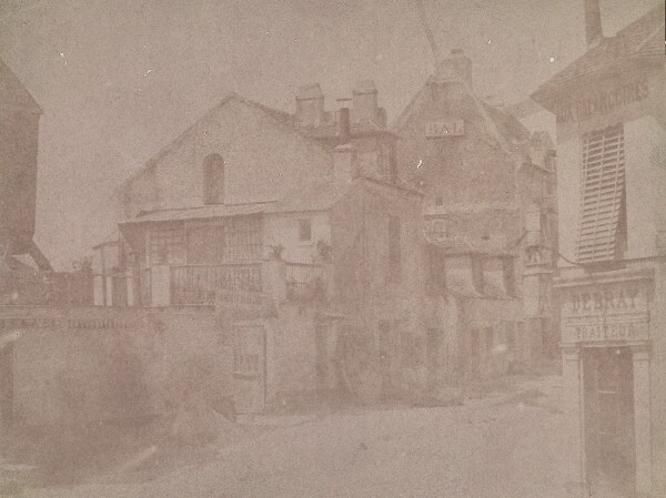 Hippolyte Bayard, [Street scene, Montmartre]