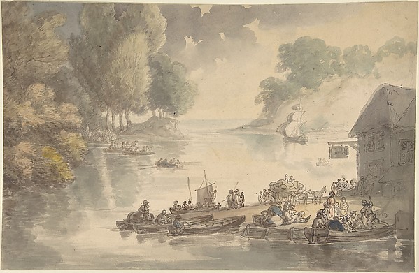 Thomas Rowlandson, The Inn at the Ford