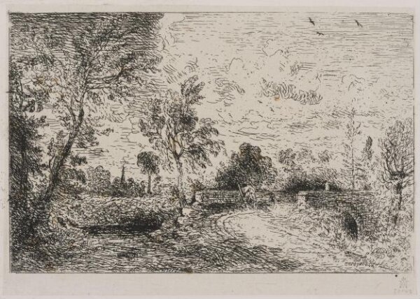 Constable, John RA, Milford Bridge with a distant view of Salisbury