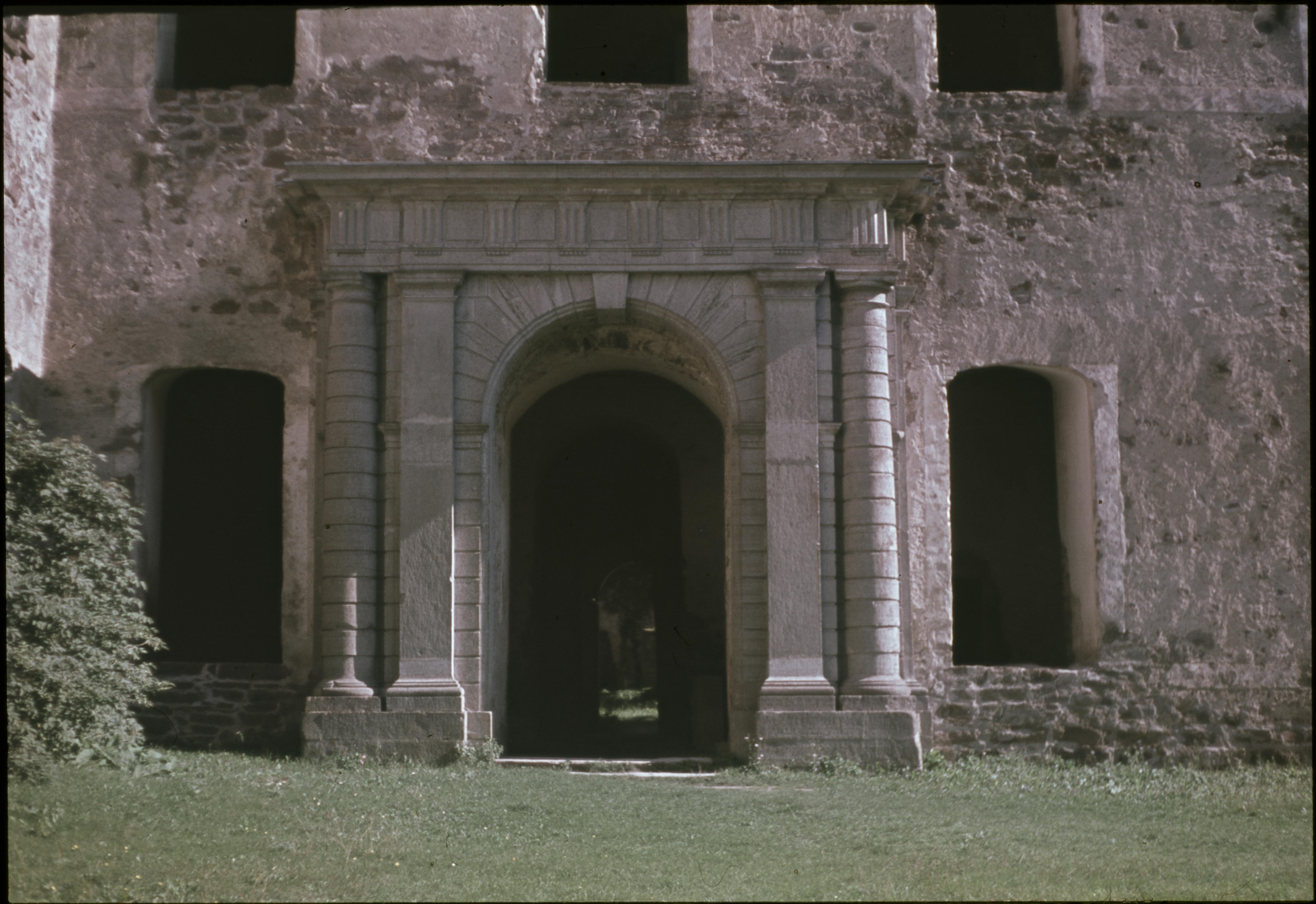 Fredrik Bruno, Borgholms slottsruin