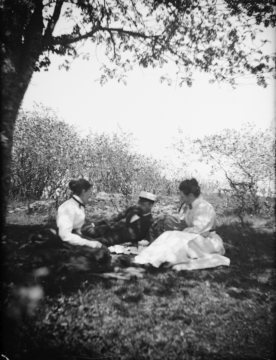 Carl Liljefors, Flickorna Thorsell på Höja, Örsundsbro, Uppland